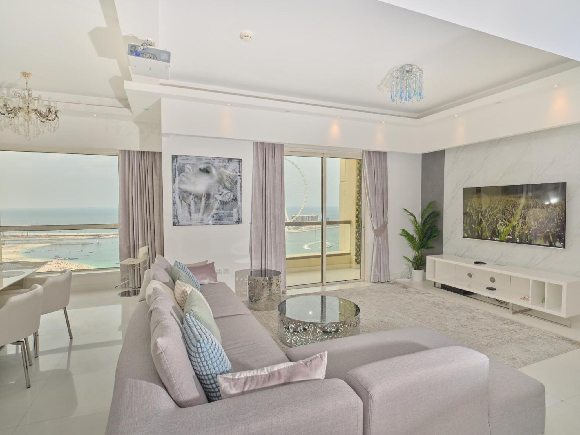 Jbr Beachfront Luxe Apartment All Rooms Sea Facing Dubai Exteriör bild