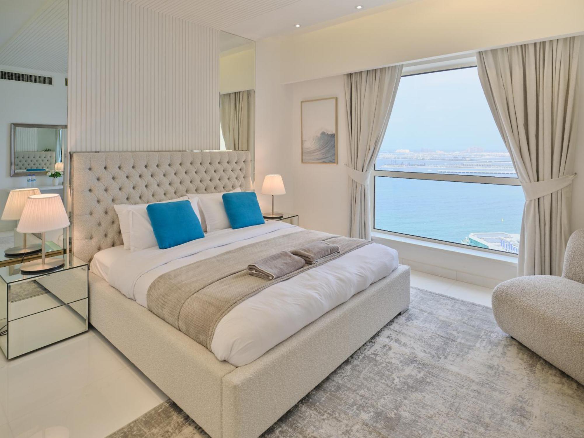 Jbr Beachfront Luxe Apartment All Rooms Sea Facing Dubai Exteriör bild