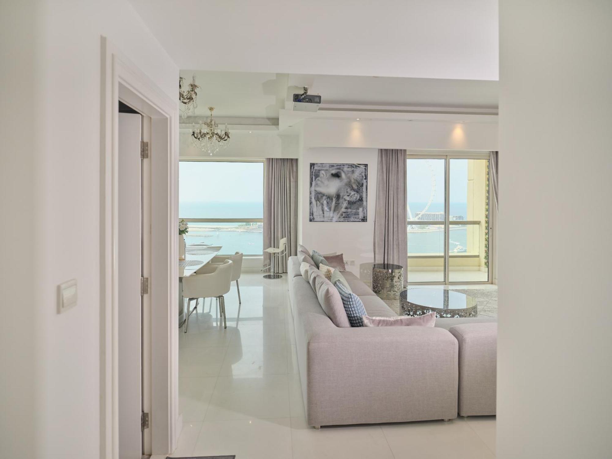 Jbr Beachfront Luxe Apartment All Rooms Sea Facing Dubai Exteriör bild